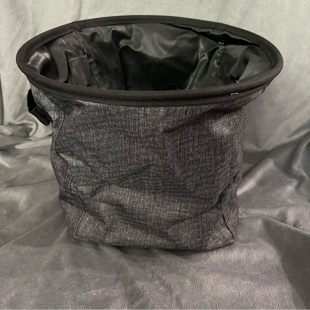 Thirty-One Mini Storage Bin in Charcoal Crosshatch